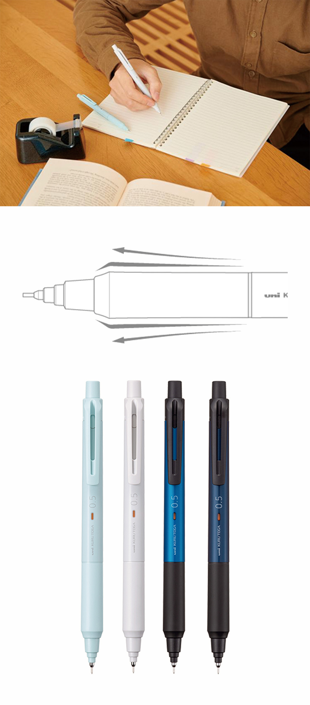 自動鉛筆 0.5mm 三菱 自動鉛筆 uni 自動鉛筆