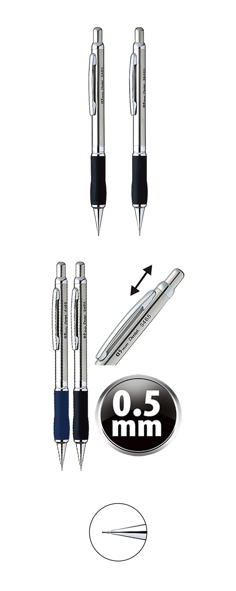 pentel 不鏽鋼 飛龍 不鏽鋼
