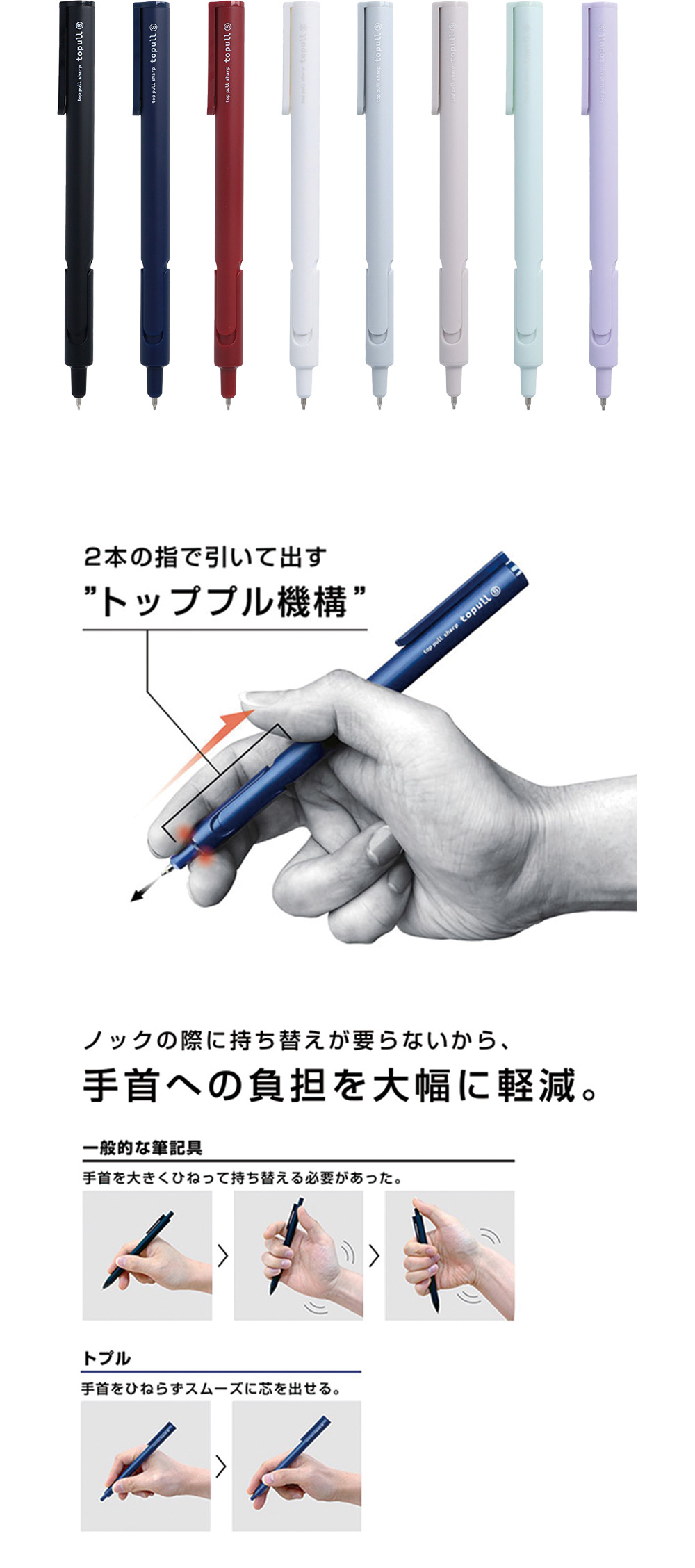 自動鉛筆 黑色 省力 藍色 省力 黑色