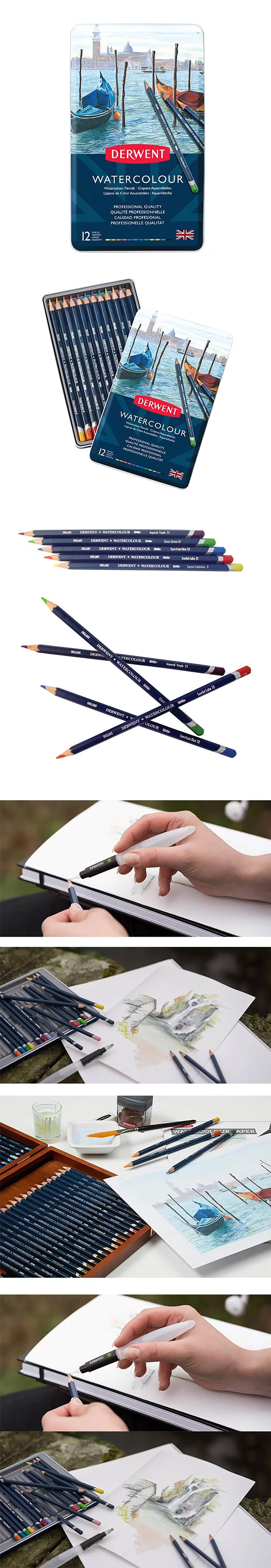 水性 色鉛筆 德爾文 色鉛筆 DERWENT 色鉛筆