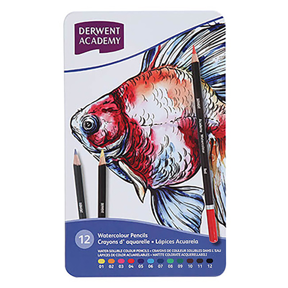 水性 色鉛筆 色鉛筆 DERWENT 德爾文 色鉛筆