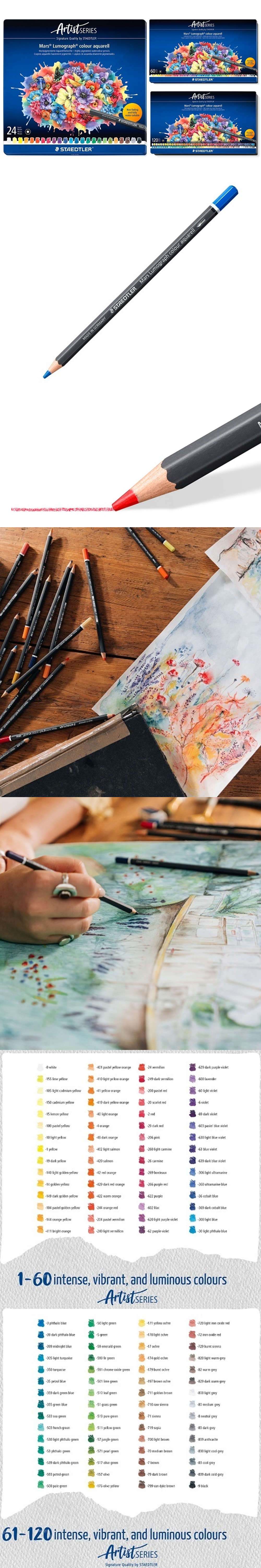 施德樓 24色 德國 施德樓 耐光 施德樓