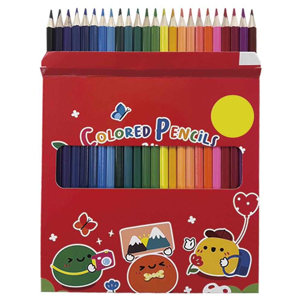 盒裝 24色 色鉛筆 24色