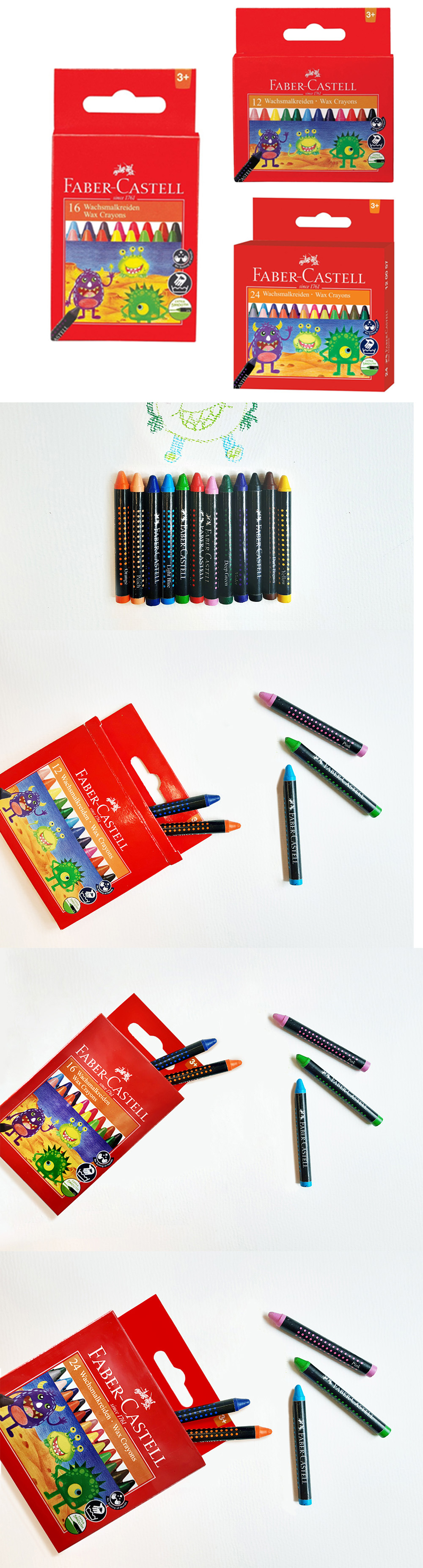 輝柏 蠟筆 蠟筆 faber