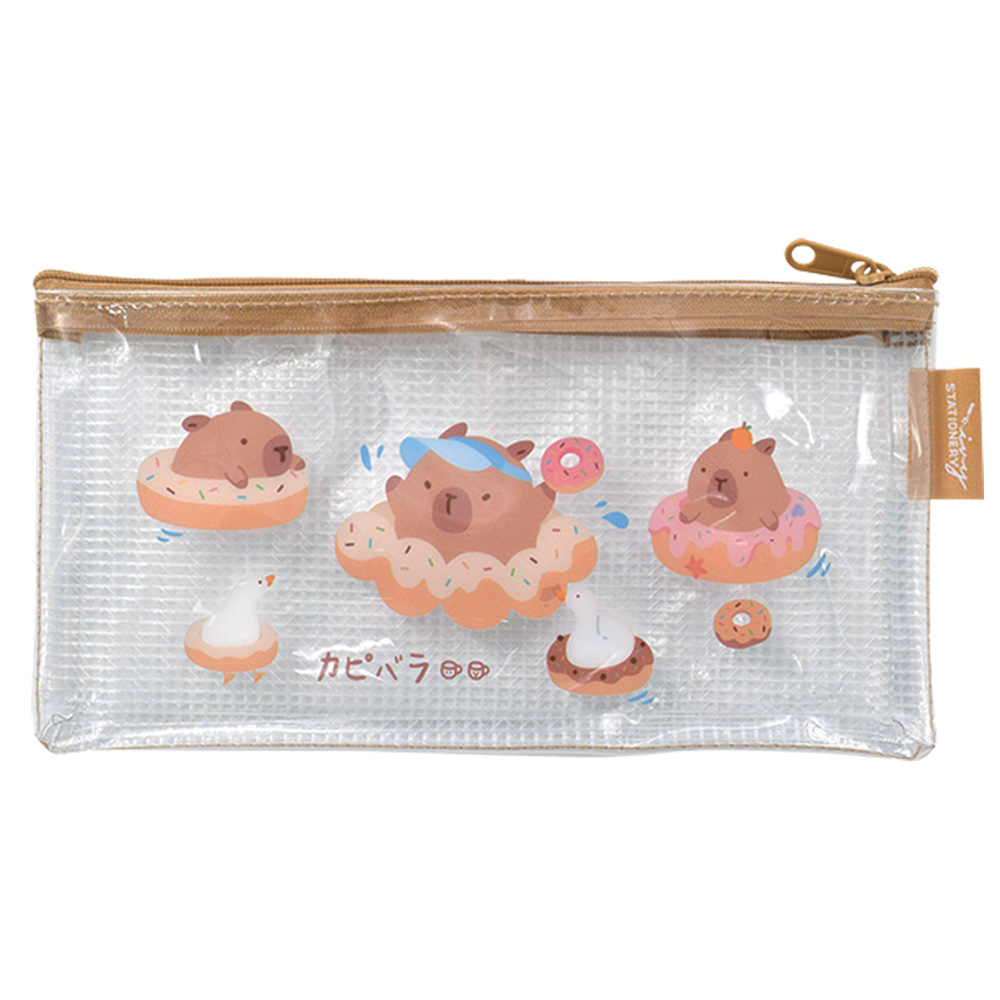 筆袋 透明 透明 卡皮胖拉