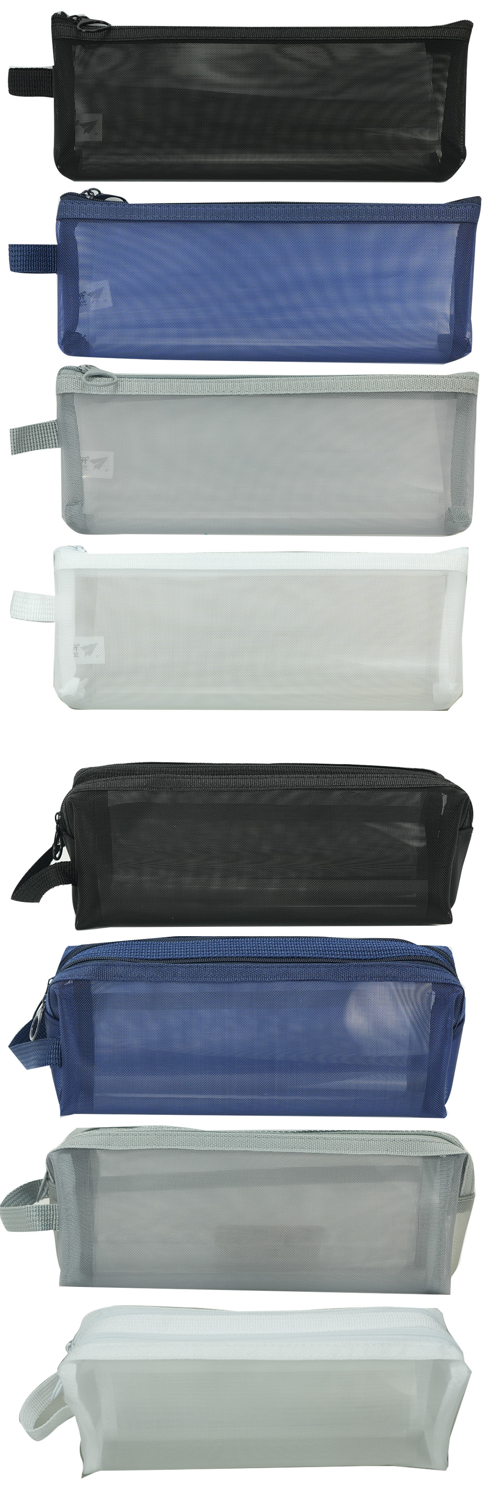 筆袋 A6 方形 筆袋 筆袋 尼龍網