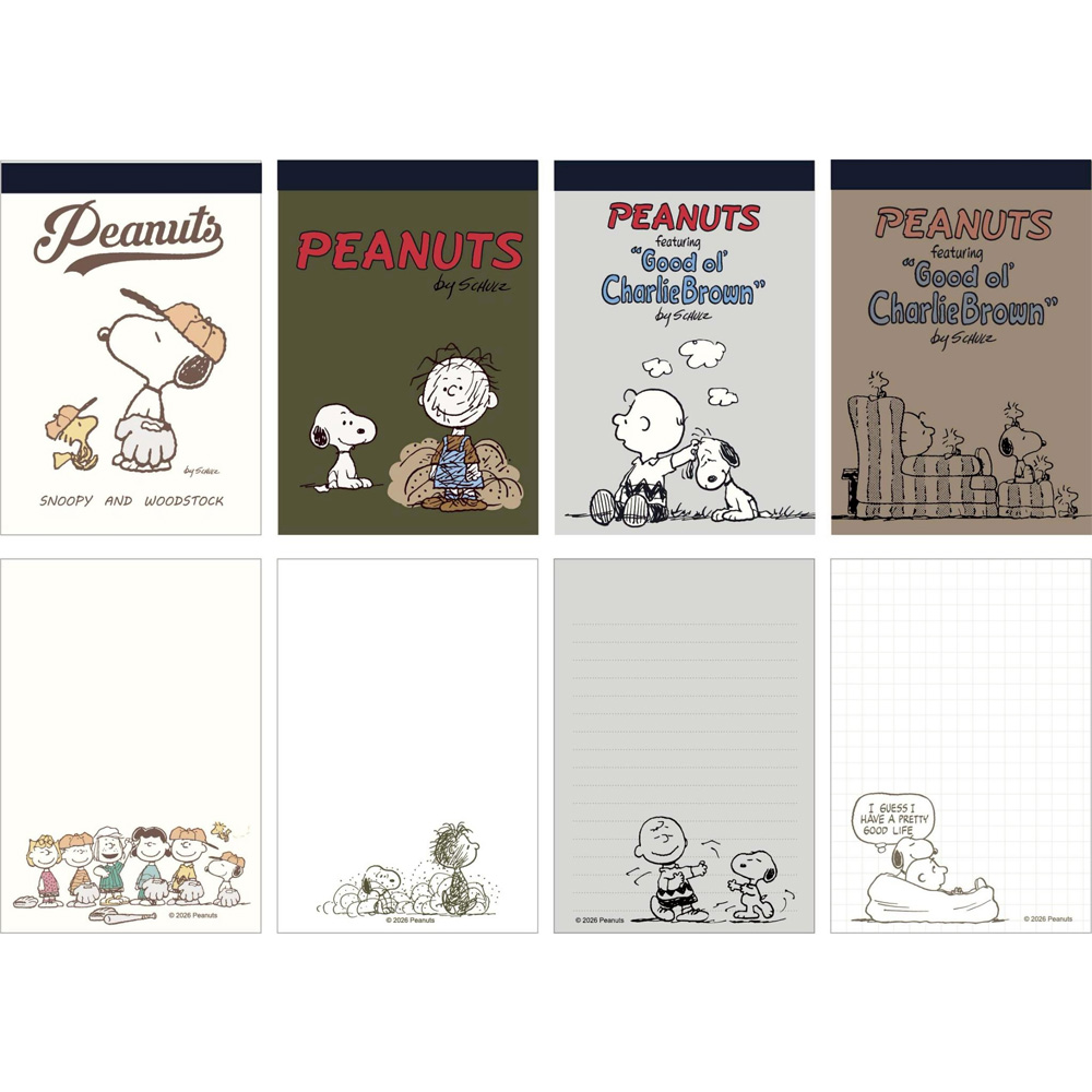 MEMO本 萬用 萬用 史努比