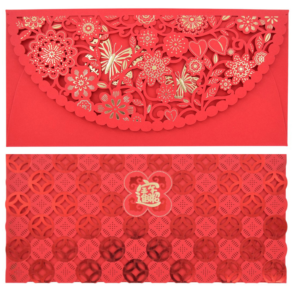 紅包袋 春節 紅包袋 燙金 紅包袋 2入