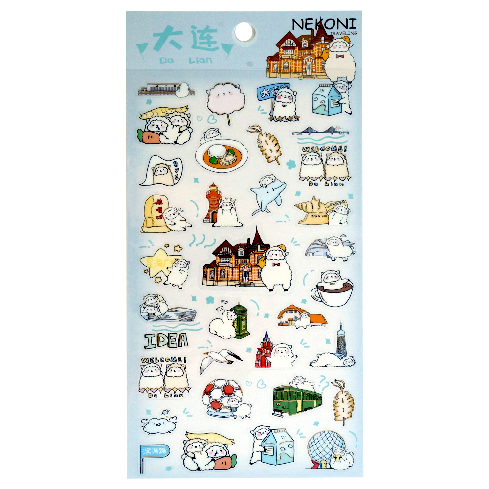 平面貼 羊駝 貼紙 羊駝