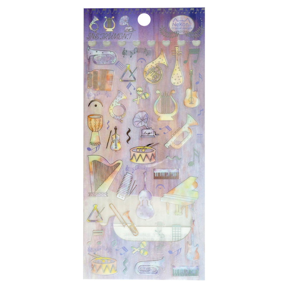 貼紙 平面 樂器 貼紙