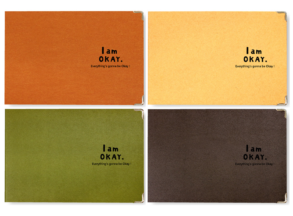 黑色 I am okay 牛皮 I am okay 橘色 I am okay