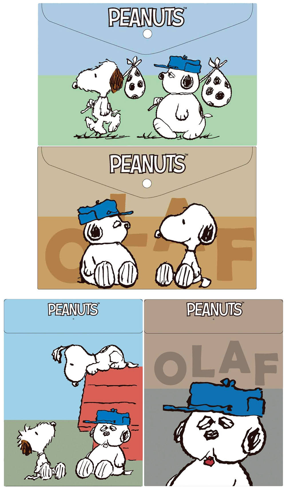 資料袋 直式 資料袋 橫式 OLAF 史努比