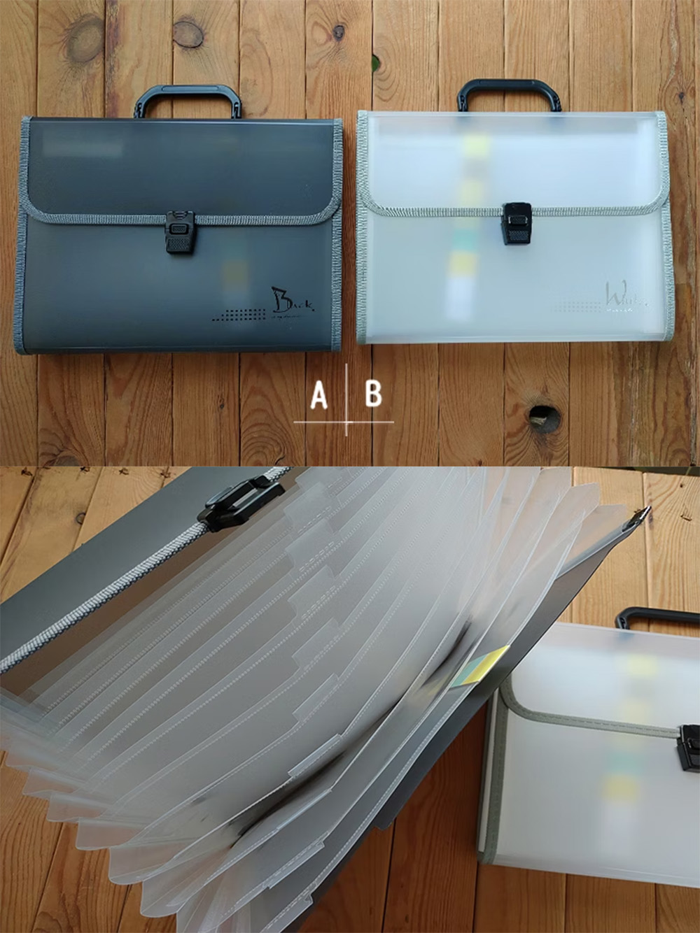 A4 黑色 A4 白色 風琴夾 A4