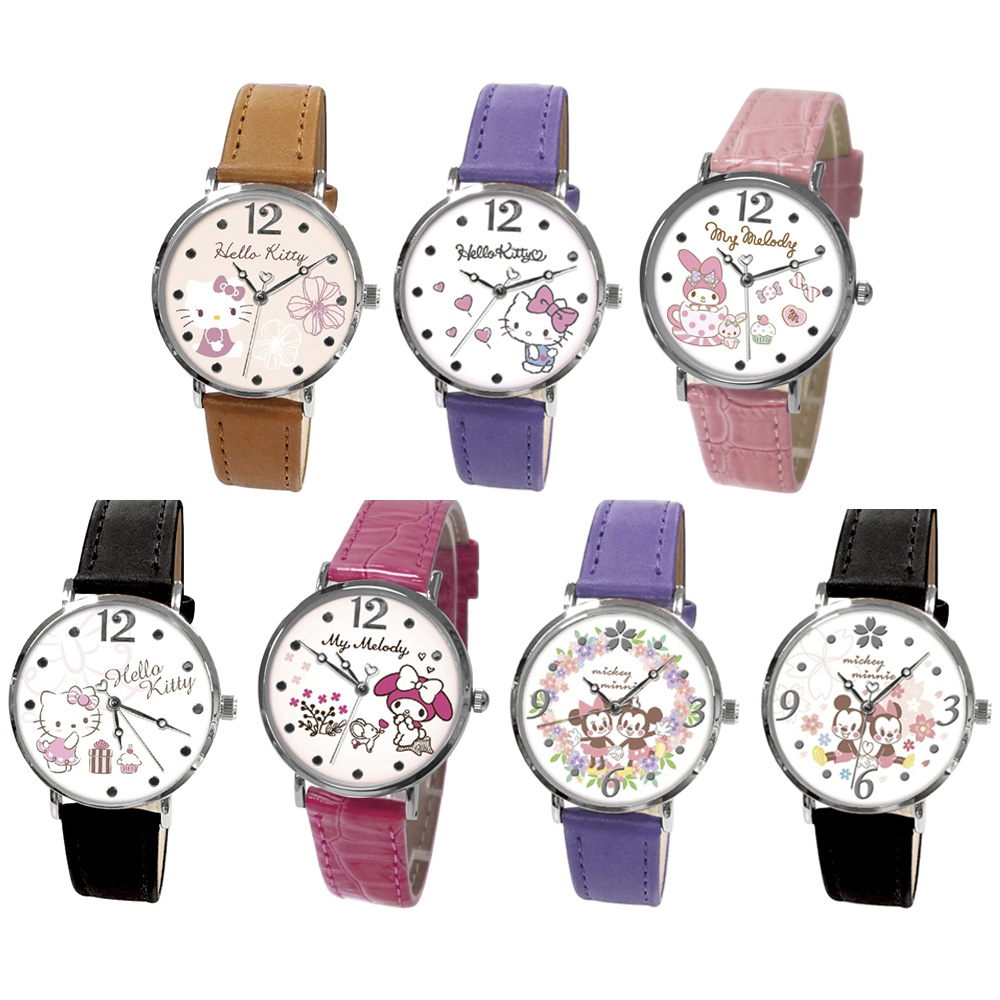 黑色 手錶 防水 手錶 粉紅色 手錶