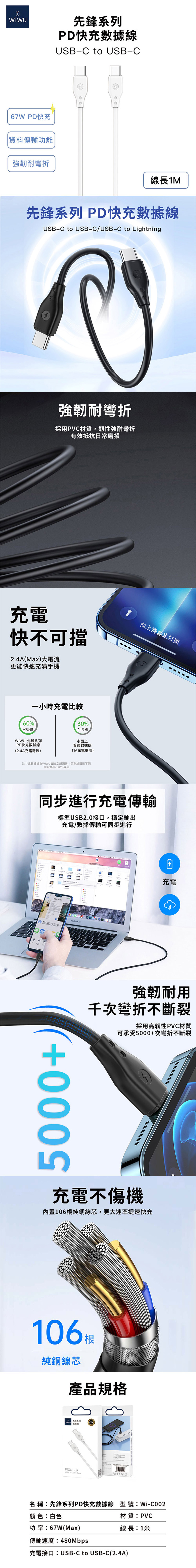 PD 快充 快充 白色 充電 白色