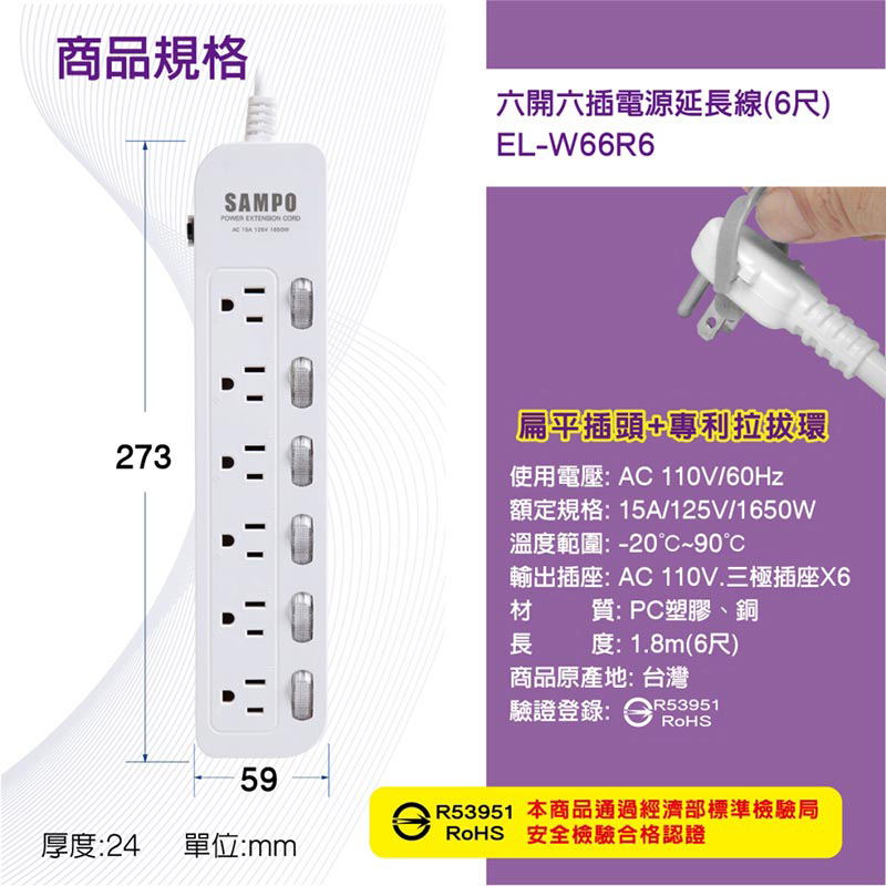 延長線 阻燃 自動斷電 阻燃 延長線 過載保護