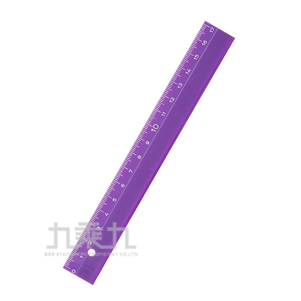 直尺 紫色 直尺 17cm 直尺 細長
