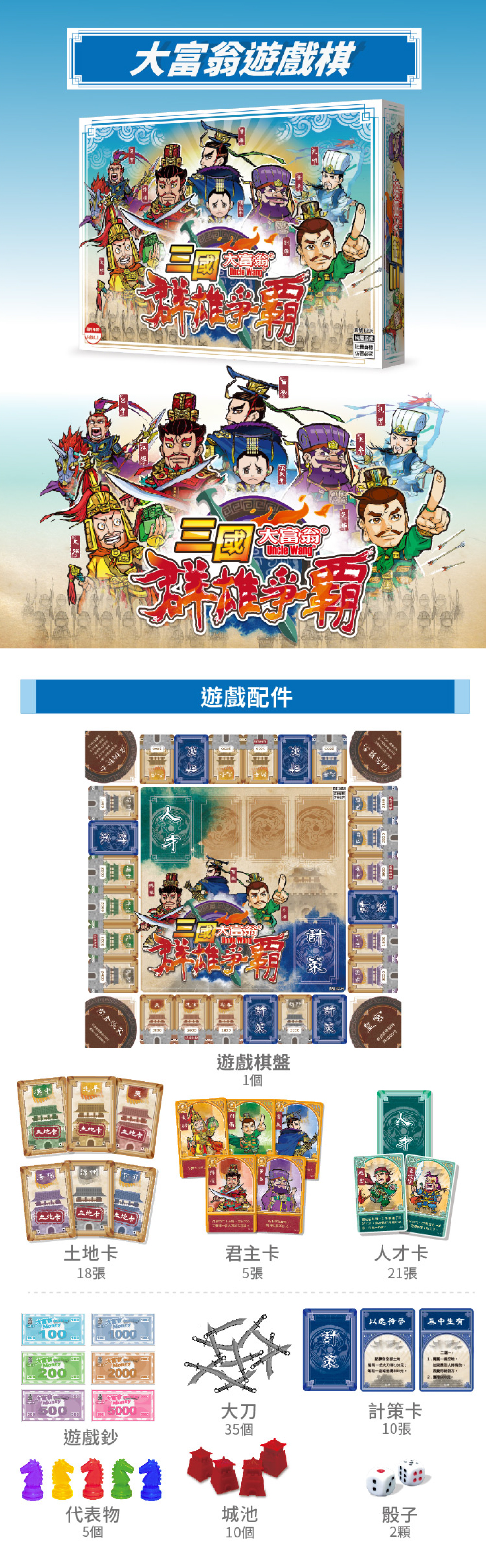 大富翁 桌遊 三國 桌遊 大富翁 遊戲