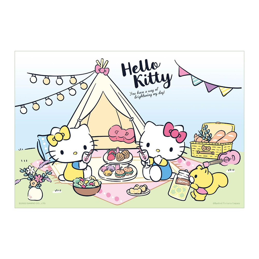 Hello Kitty 草地野餐拼圖300片 九乘九購物網 全國最專業的辦公文具線上採購