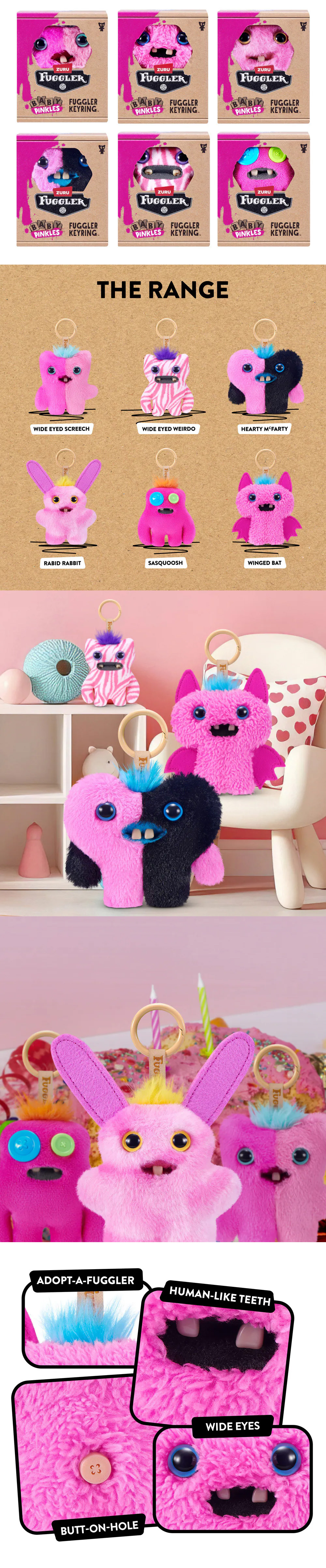 FUGGLER 牙齒怪 掛飾 FUGGLER 掛飾 牙齒怪