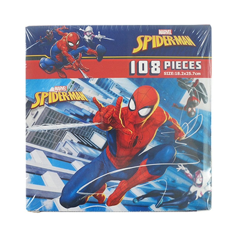 盒裝 拼圖 漫威 蜘蛛人 盒裝 玩具