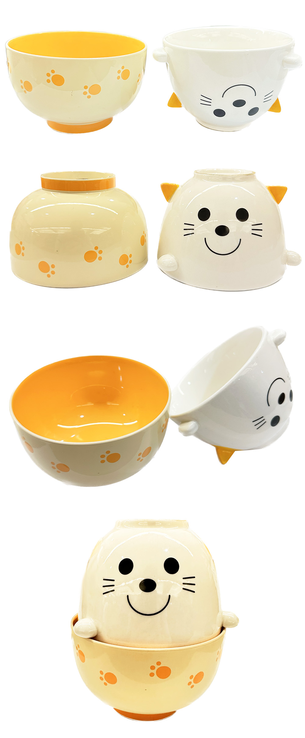 貓咪 造型 湯碗 SAN 造型 湯碗
