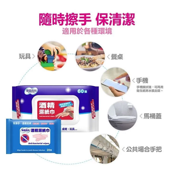 濕紙巾 大包裝 抗菌 酒精 濕紙巾 不織布