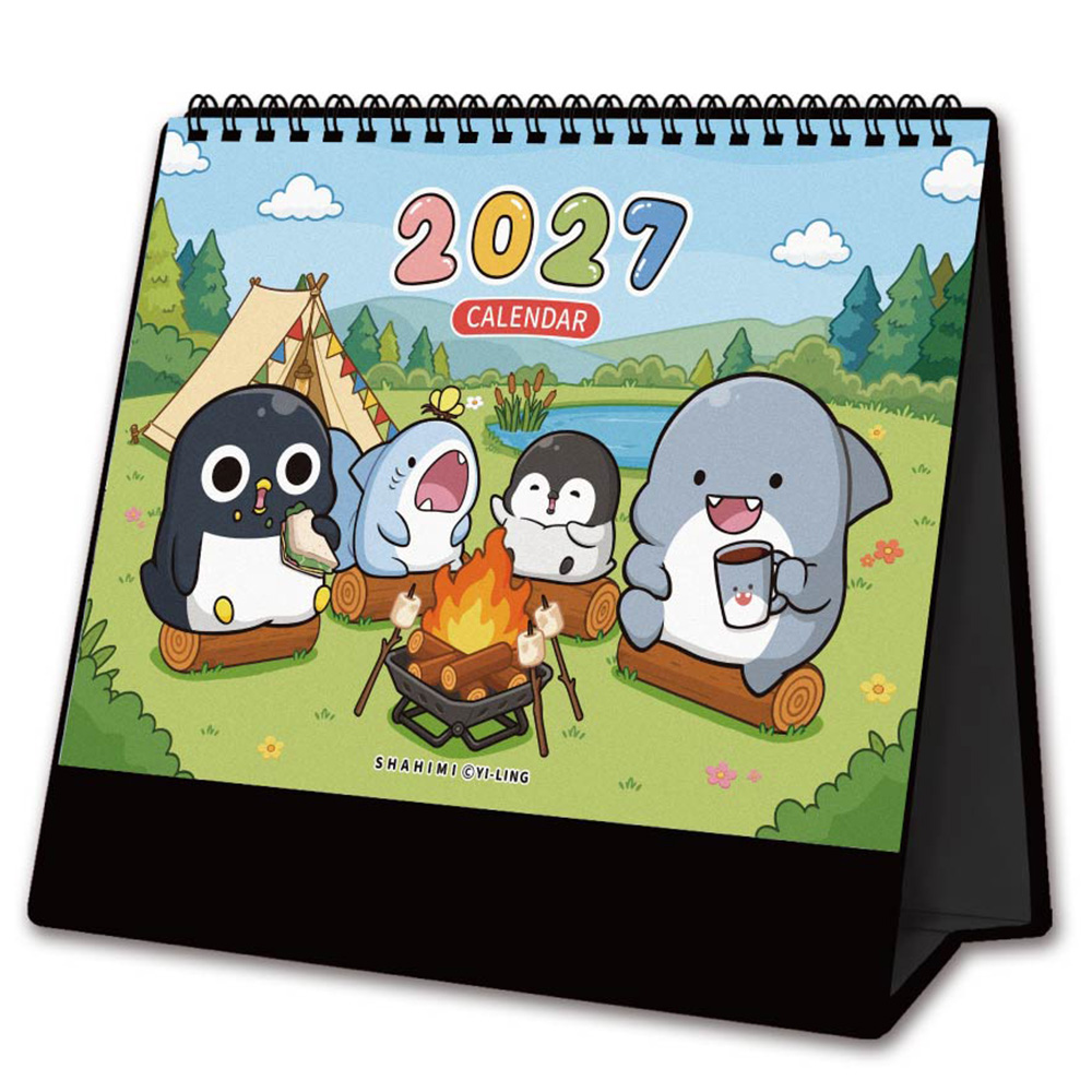 2027年 25K三角桌曆-鯊西米