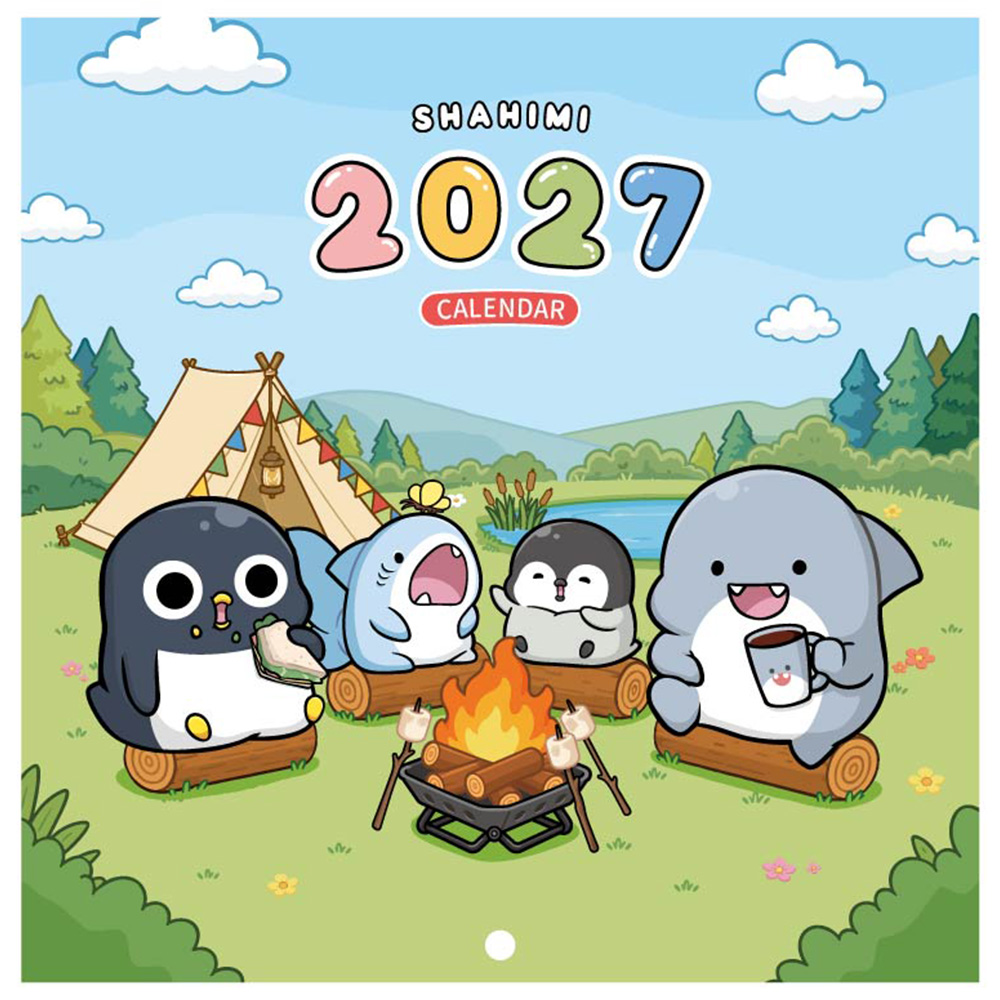 2027 12K月曆-鯊西米