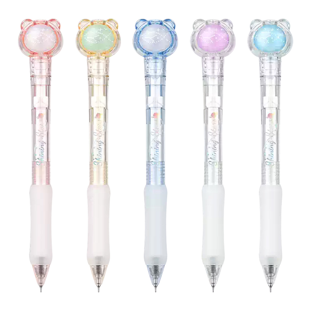 流轉星辰旋轉中性筆-黑芯 GP4225(款式隨機出貨)