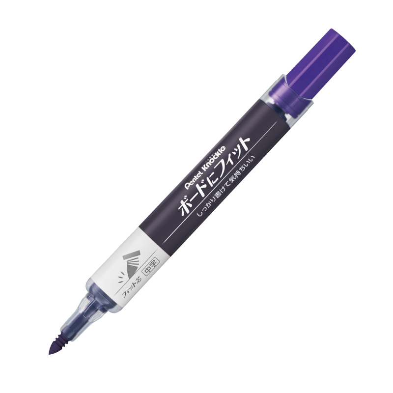 Pentel彈力後壓細字白板筆-紫 EMWL5SBF-V