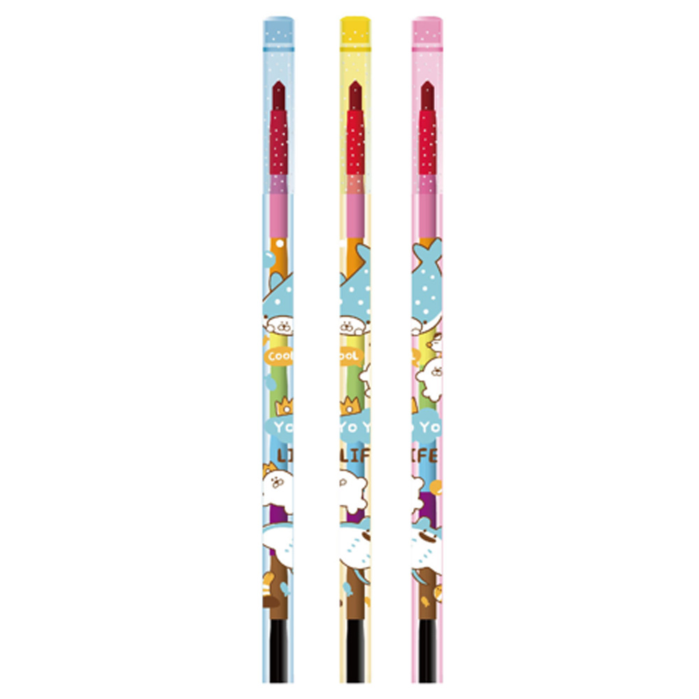 優遊趣三角彩色蠟筆3入(A) (款式隨機出貨)