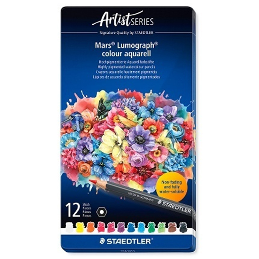 施德樓 水性色鉛筆12色 MS104 M12