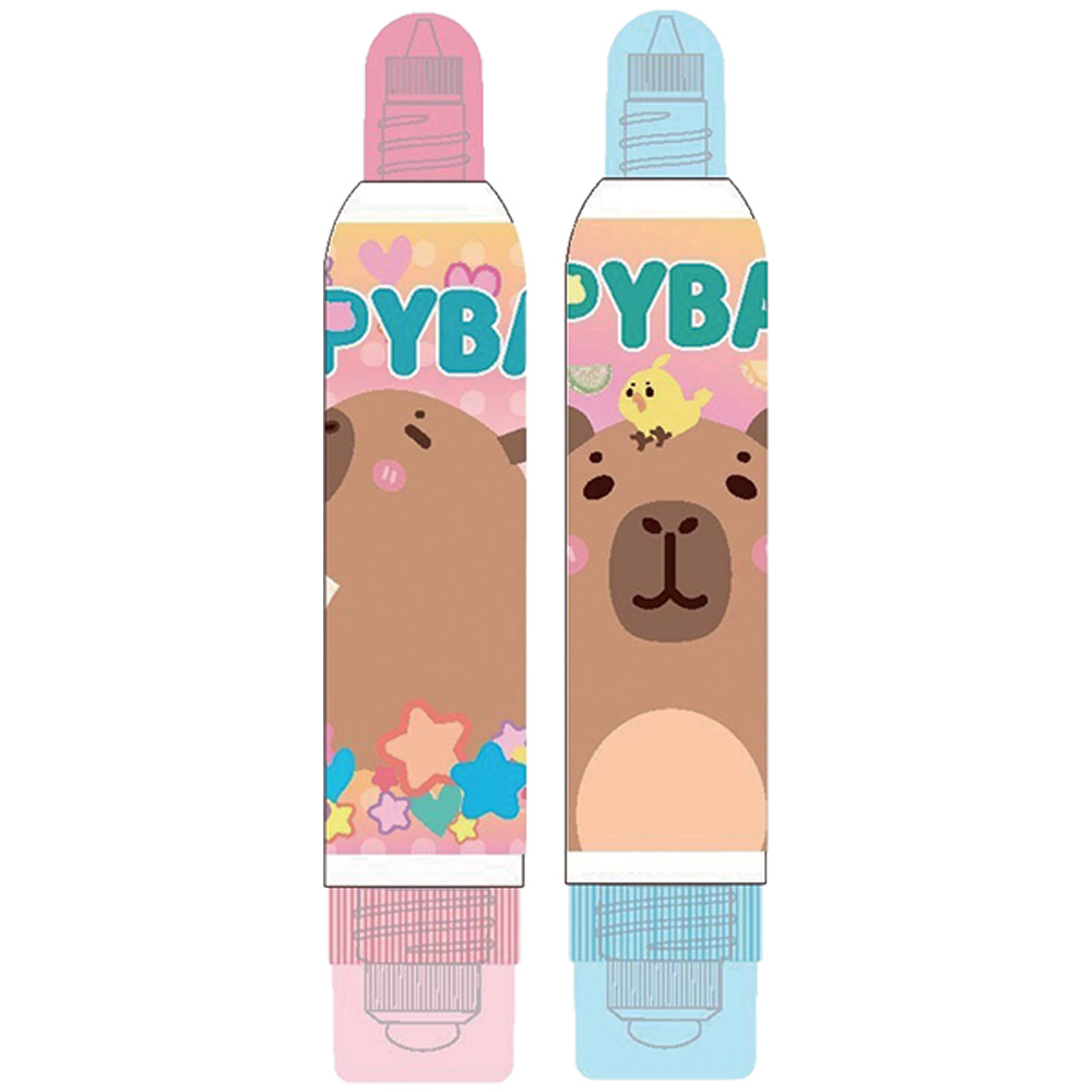 水豚寶(繽紛系列)雙頭膠水 (款式隨機出貨)