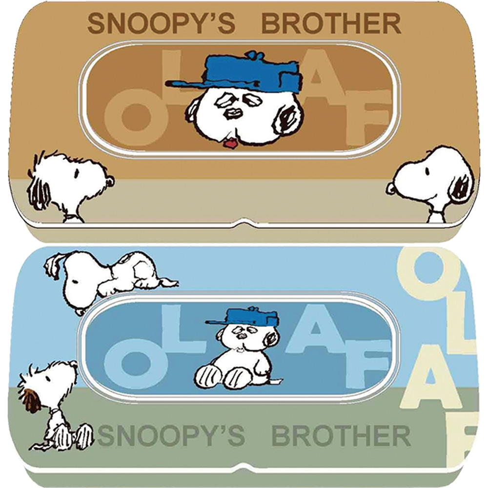 SNOOPY(OLAF)大開窗雙層鐵筆盒