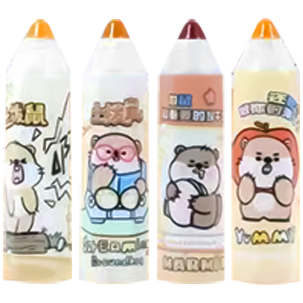 趣味動物4入筆套