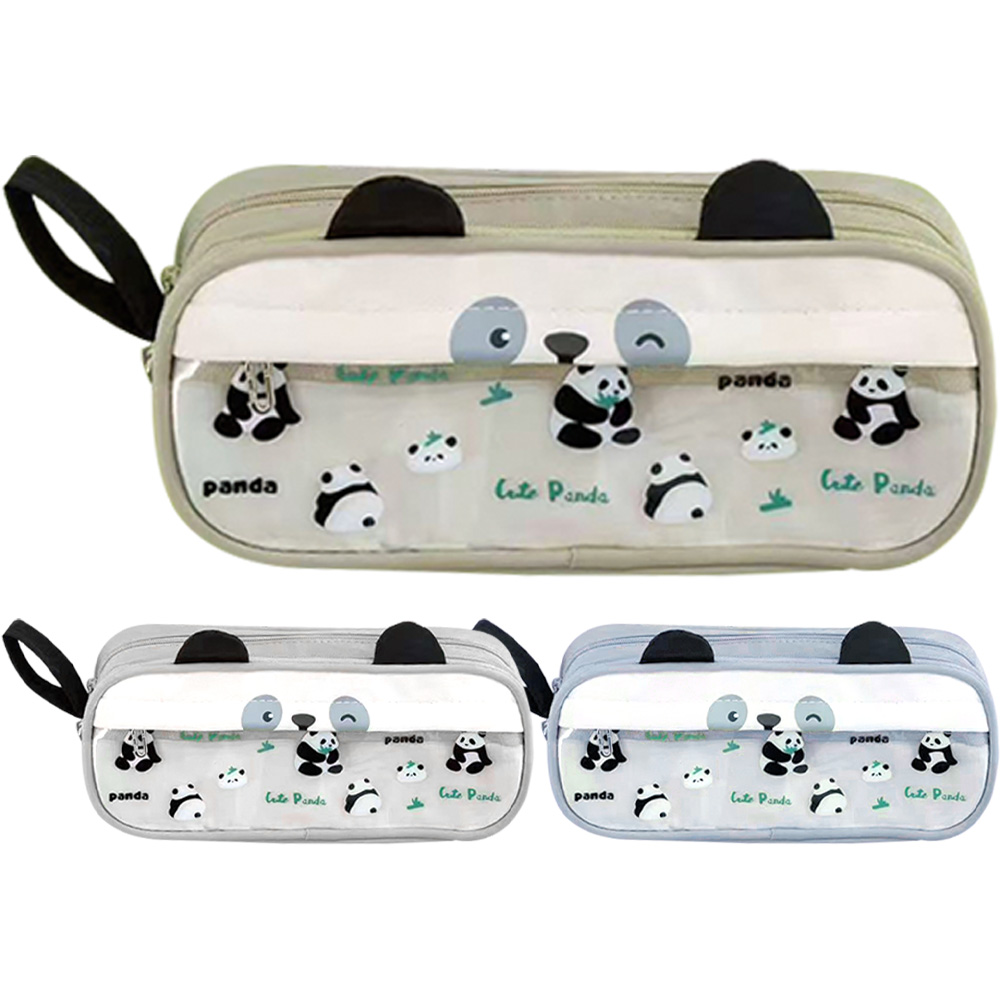 貓熊造型橢圓筆袋 (款式隨機出貨)