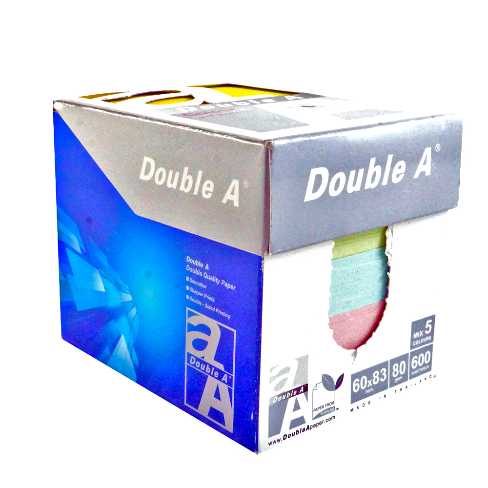 Double A 盒裝便條紙(彩色) DS-006C