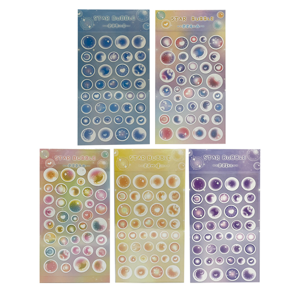 星光泡泡咕卡貼紙  JTP2001-07(款式隨機出貨)
