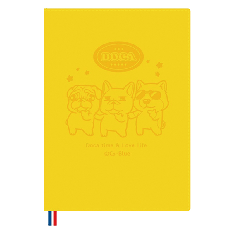 2022 32K跨年皮書衣手帳(黃色)-豆卡頻道