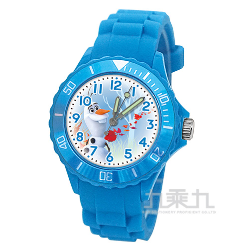 冰雪奇緣兒童矽膠錶-U5-3079(淺藍色)