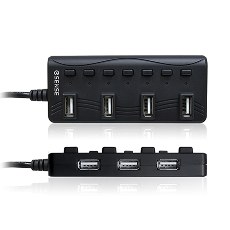 Esense 擴充戰士升級版7-port USB 2.0 HUB-2A