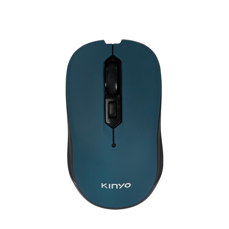 KINYO GKM-538 2.4GHz無線滑鼠(墨藍)