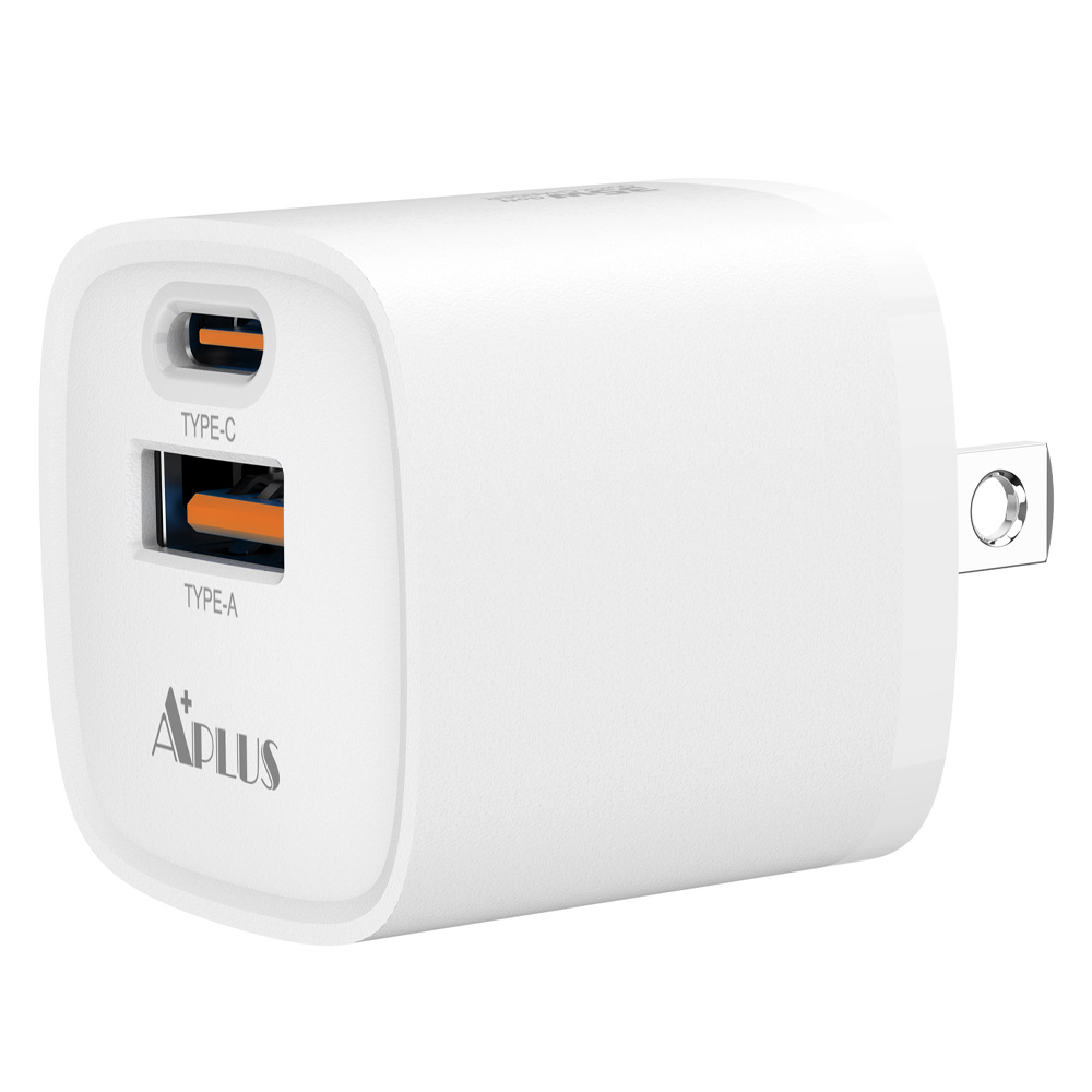 APLUS 35W USB-C/A 氮化鎵 雙孔 PD快速充電器