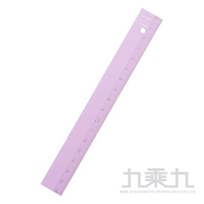 德製細長17CM直尺/ 粉紫 R/M:KM171PV