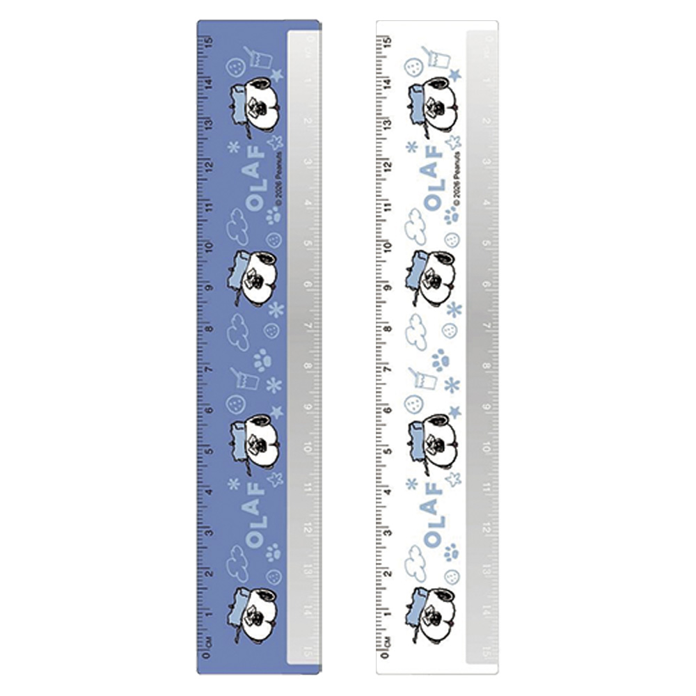 SNOOPY(OLAF) 15公分鐵邊尺 (款式隨機出貨)