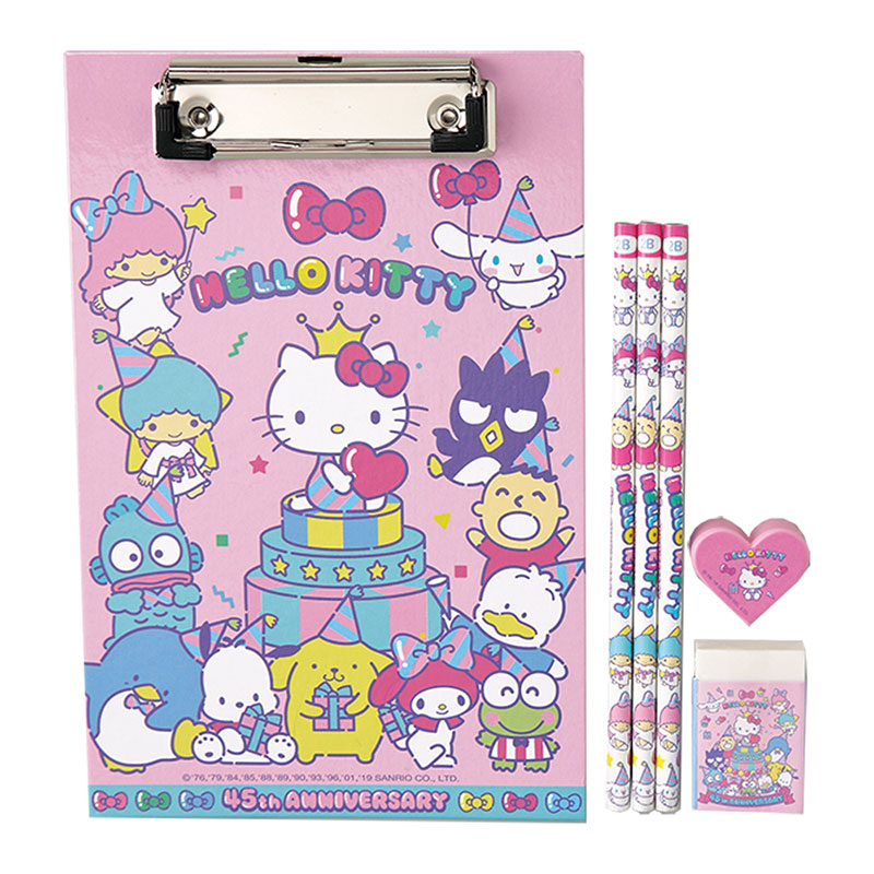 Hello Kitty 板夾文具組(家族) 021275
