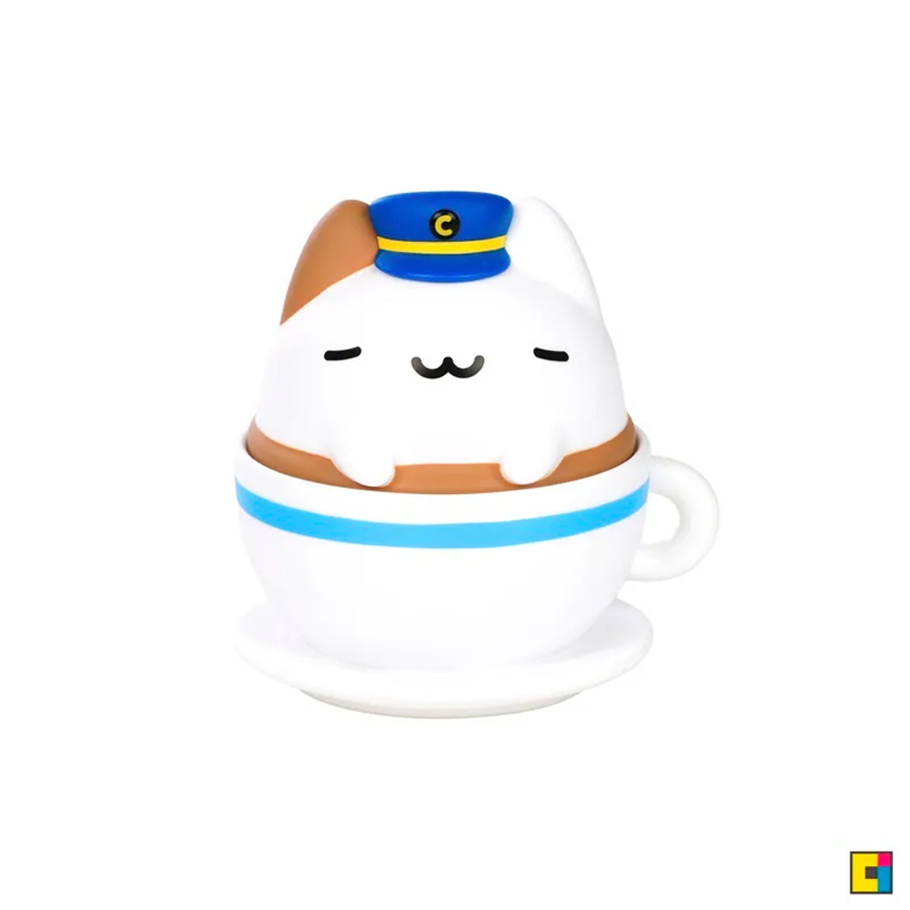 [貓貓蟲-咖波]奶泡貓站長公仔