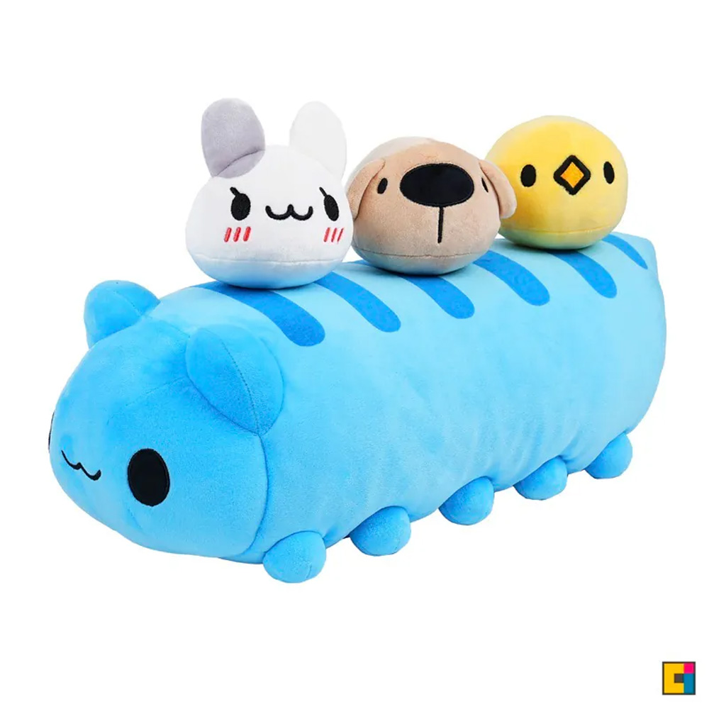 [貓貓蟲-咖波]貓貓貓蟲軟Q娃娃組合(狗狗、小雞、兔兔)