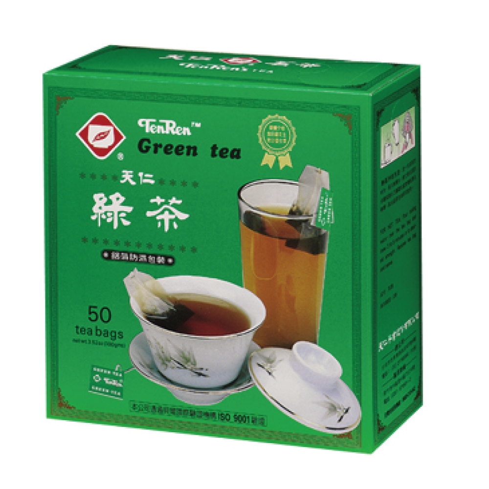 (網路限定販售)天仁綠茶茶包(50入)